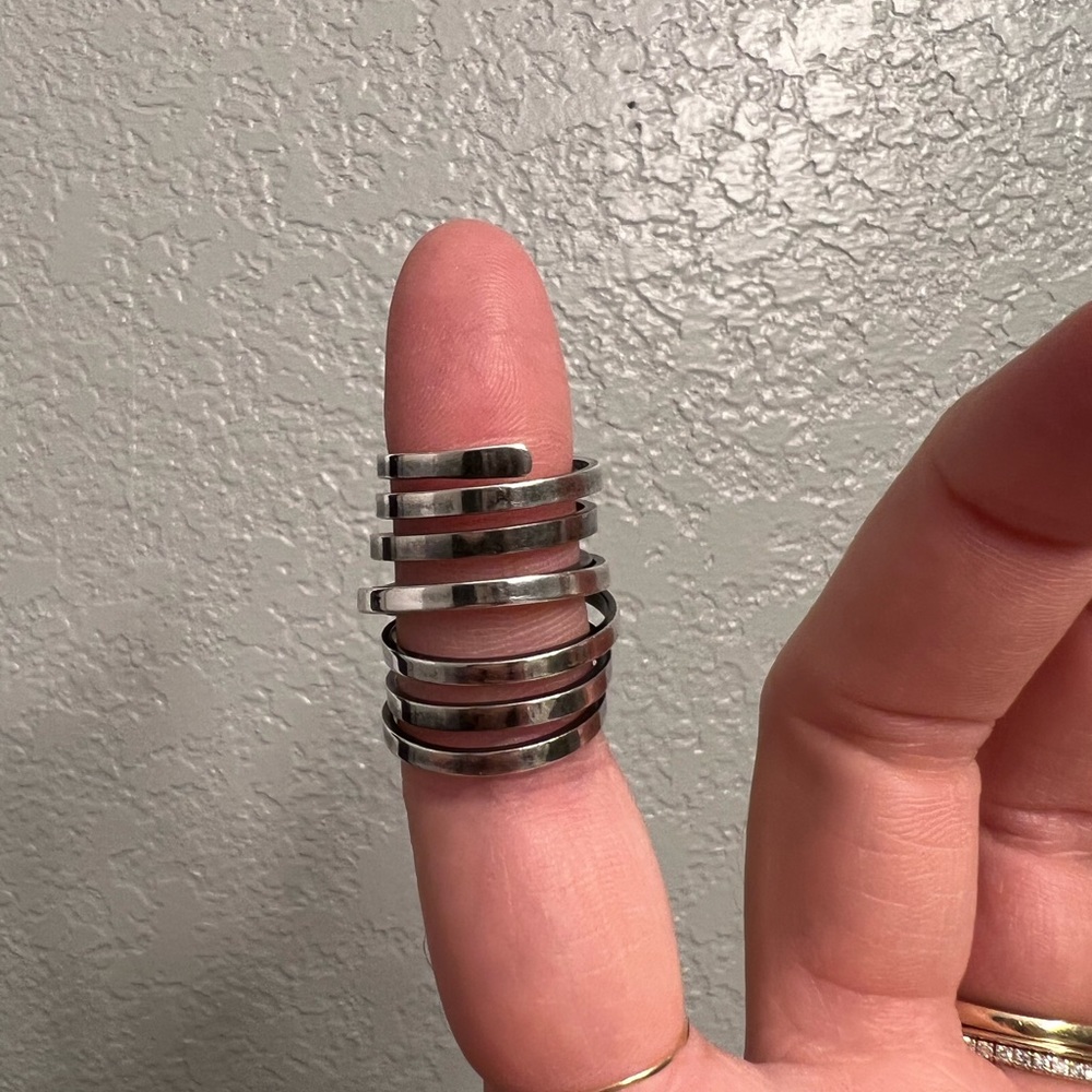 Solid Sterling Wrap Ring - image 2